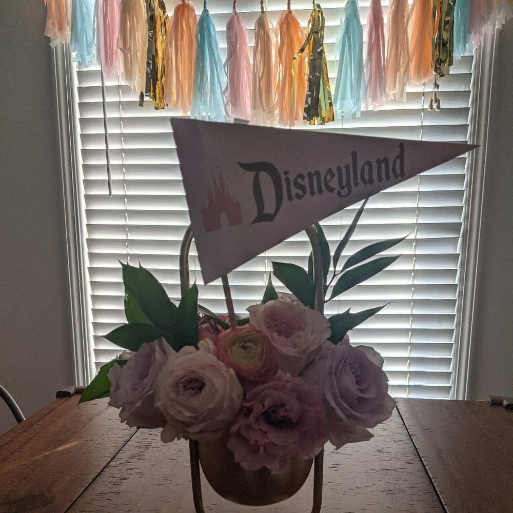 Tissue paper tassel garland